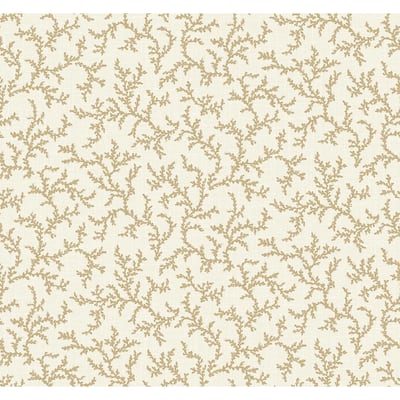 Seabrook Designs Corail Nonwoven Unpasted Wallpaper