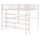 preview thumbnail 5 of 7, Creative Structure Full Size Metal Loft Bed Kids Bed with 4-Tier Shelves and Storage, Pink