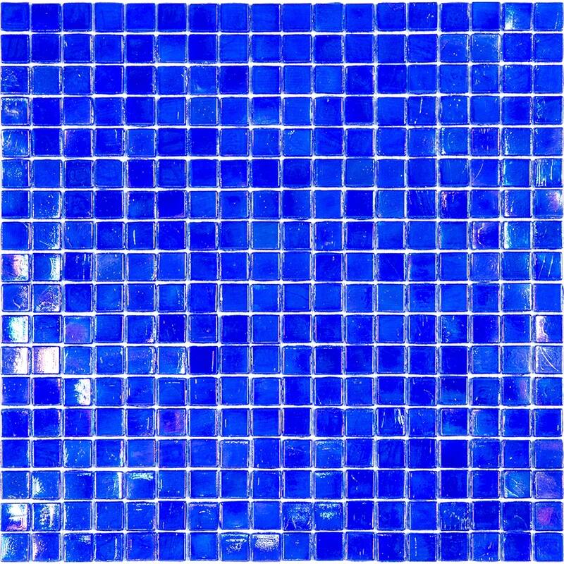 Apollo tile 12" x 12" Skosh Glossy Light Tiffany Blue Glass Tile (18.69 sq ft/case) - 20 Pack