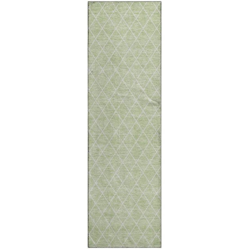 Premium Washable Super Soft Diamond Trellis Mayfield Rug