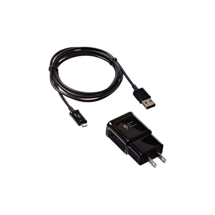 Samsung Fast Adaptive Charger with Micro USB Sync&Charging Cable, Black