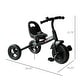 preview thumbnail 7 of 8, 3-Wheel Recreation Ride-On Toddler Tricycle With Bell - Black