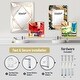 preview thumbnail 5 of 5, Designart 'Stone Door' Traditional Mirror - Printed Wall Mirror