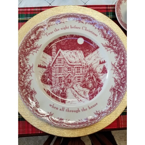 twas the night before christmas dinnerware