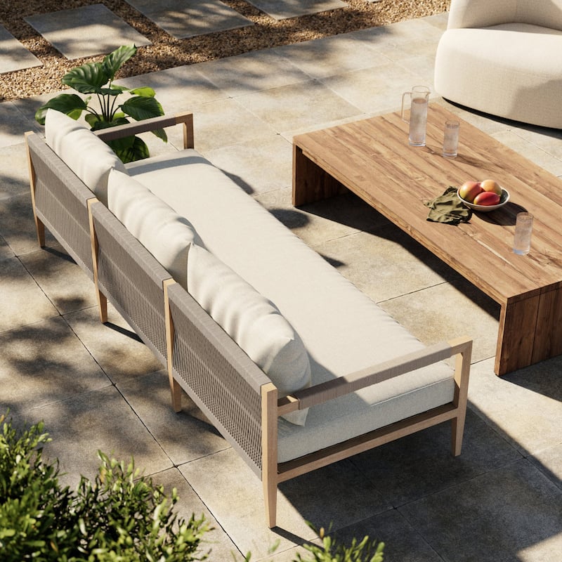 Atwood Outdoor Sofa-93"-Bronze - 93.0W x 34.25 x 30.0H