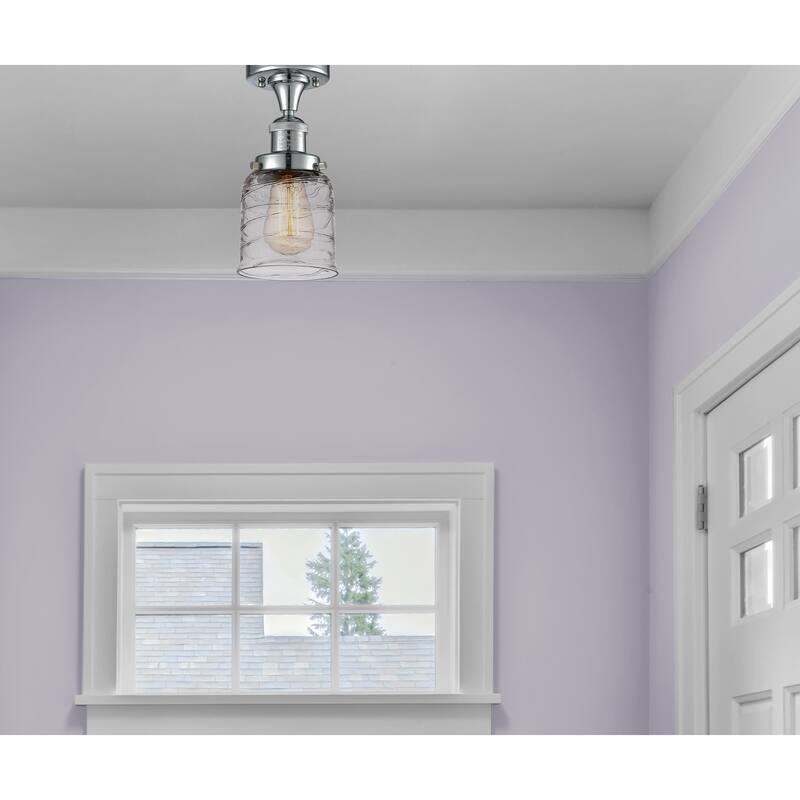 Innovations Lighting Bell - 1 Light 5" Semi-Flush Mount