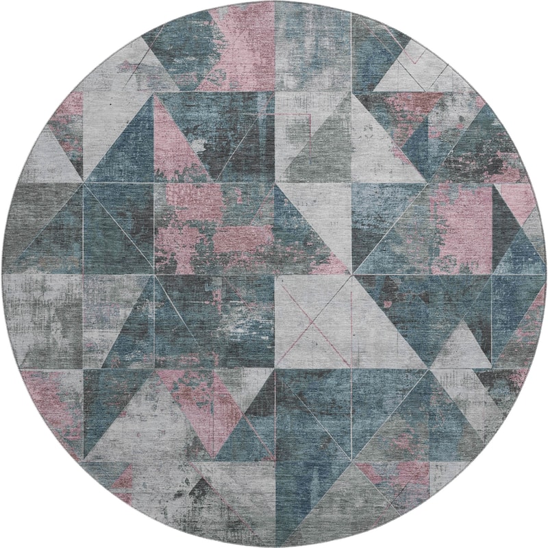 Premium Washable Super Soft Contemporary Mosaic Mayfield Rug