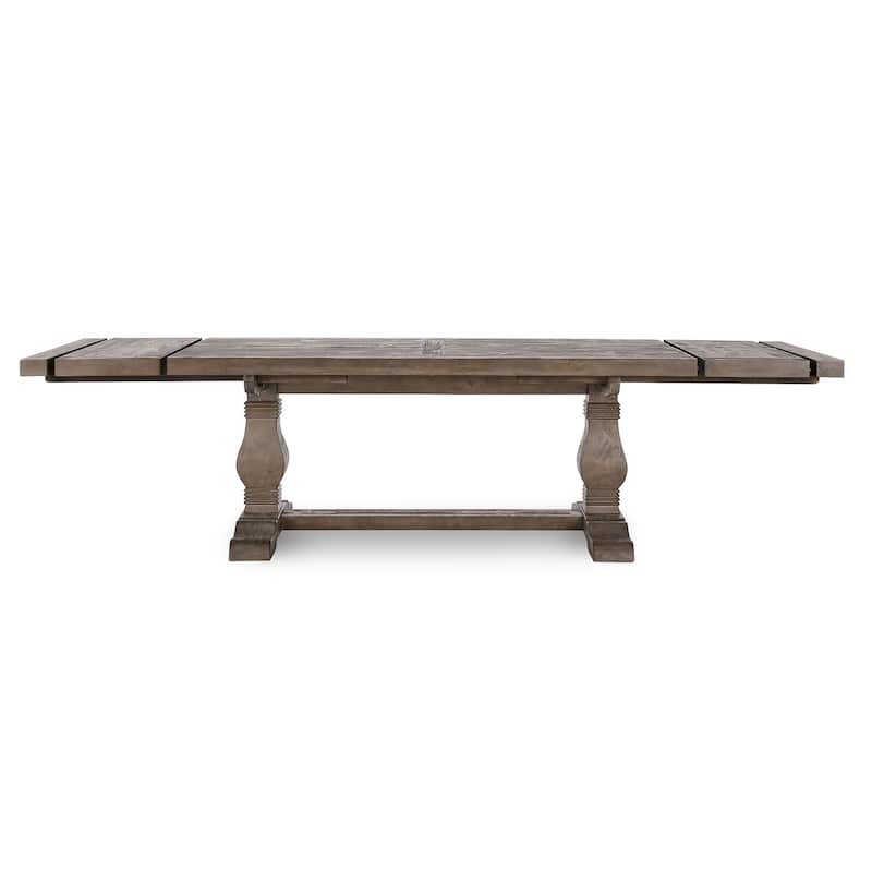 Kasey Reclaimed Pine Extension 84"-114" Dining Table by Kosas Home