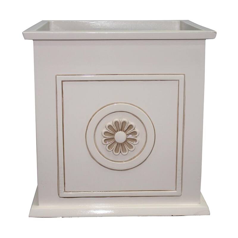 Southern Patio Colony 16-inch Square Country Planter