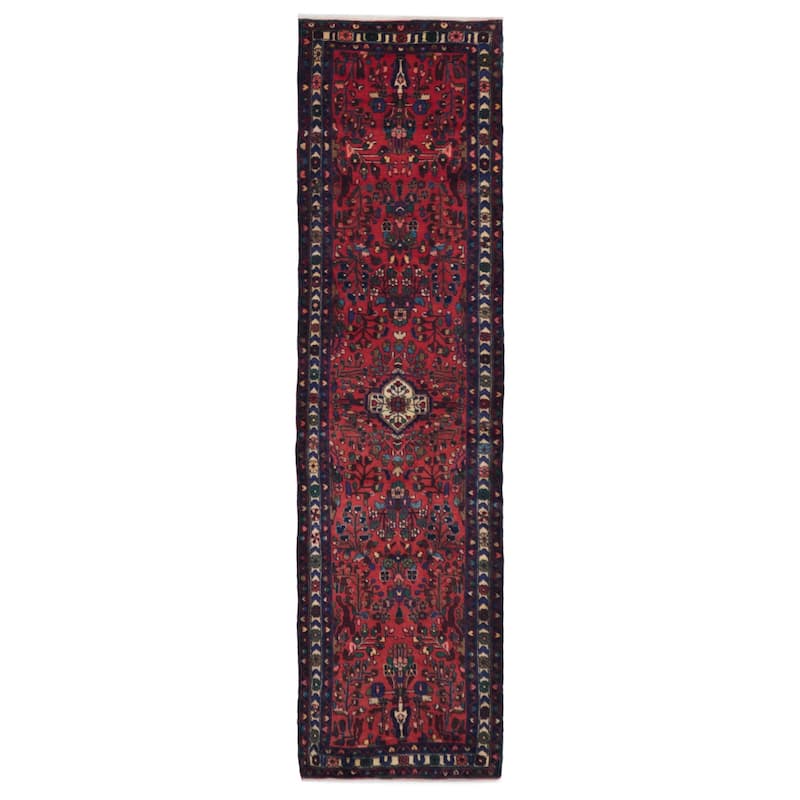 ECARPETGALLERY Hand-knotted Anadol Red Wool Rug - 2'7 x 9'11