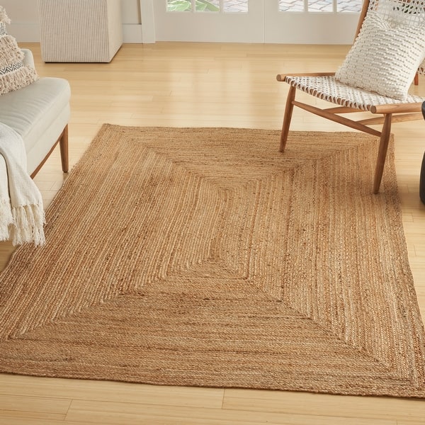 slide 2 of 34, Nourison Natural Jute Indoor Solid Area Rug
