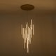 preview thumbnail 22 of 61, 8/12/18-Light Dimmable Integrated LED Chandelier Linear Kitchen Island Light