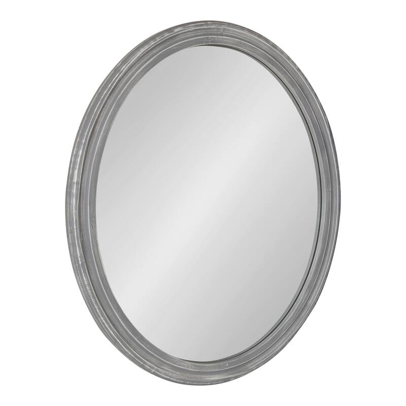 Kate and Laurel Mansell Oval Framed Wall Mirror