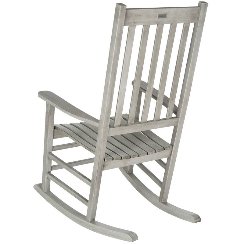 SAFAVIEH Outdoor Marilijn Acacia Wood Rocking Chair - 26W x 45D x 34H