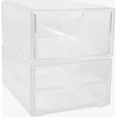 Flash Furniture BE-PB3315-2-MS Brody 3-1/2" Tall Tiered Clear Office