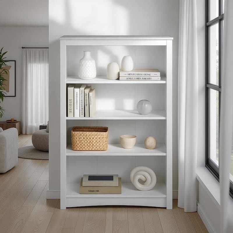 Prepac Home Office 4-Shelf Bookcase - 31.5" W x 48" H x 13" D