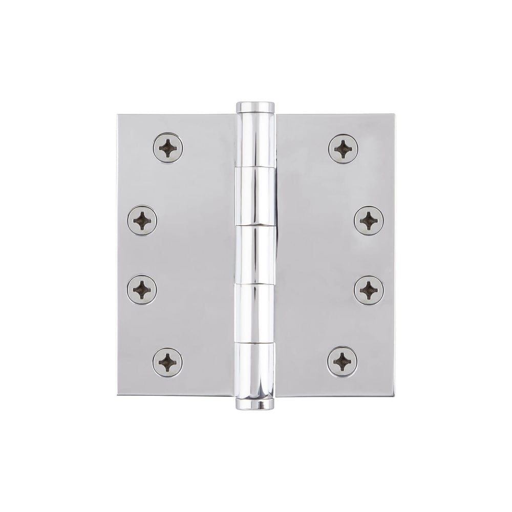 Viaggio 602-4-TEMP-HINGE-SQ 4" x 4" Solid Metal Square Corner Heavy