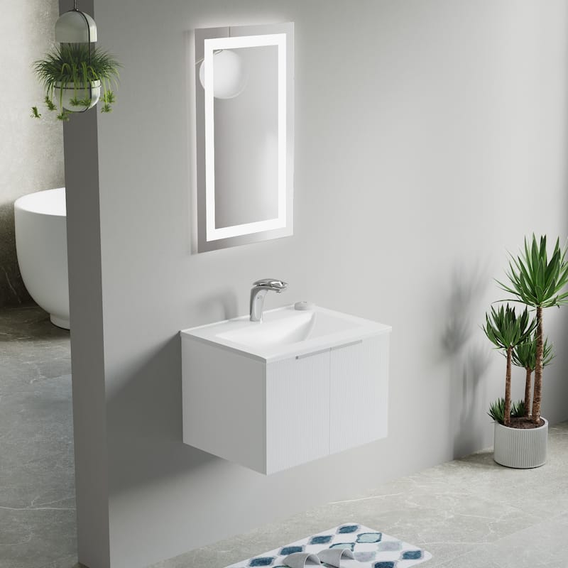 Dowell 18" FTB Ceramic Single Bathroom Vanity Basin