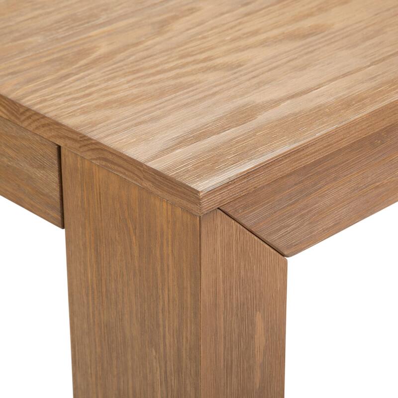 Plank and Beam Modern Solid Wood Conference Dining Table - 94"
