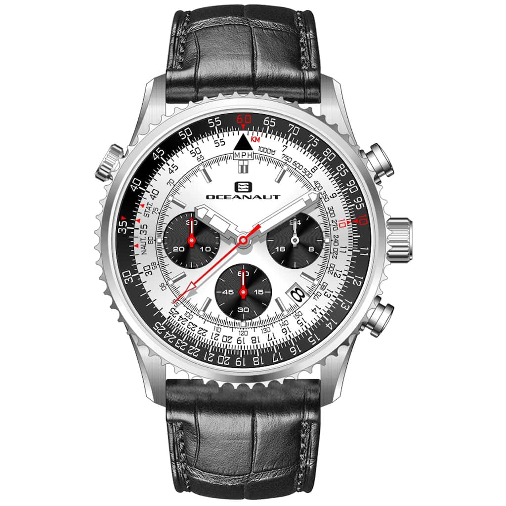 Oceanaut Men's Flight Silver Dial Watch - OC0126 - 6 (36)