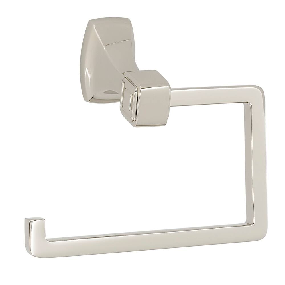 Alno Cube Modern 5.5"W Hook Style Slide On Toilet Paper Holder - Made