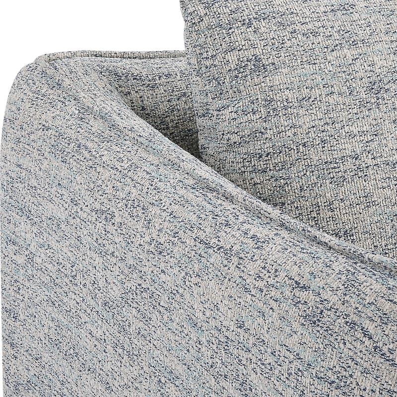Uttermost Corben Blue Swivel Chair - 29"W x 30"H x 29"D