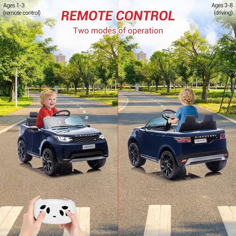 12V Kids Electric Ride On Car with 2-Seater for Toddler 3-8