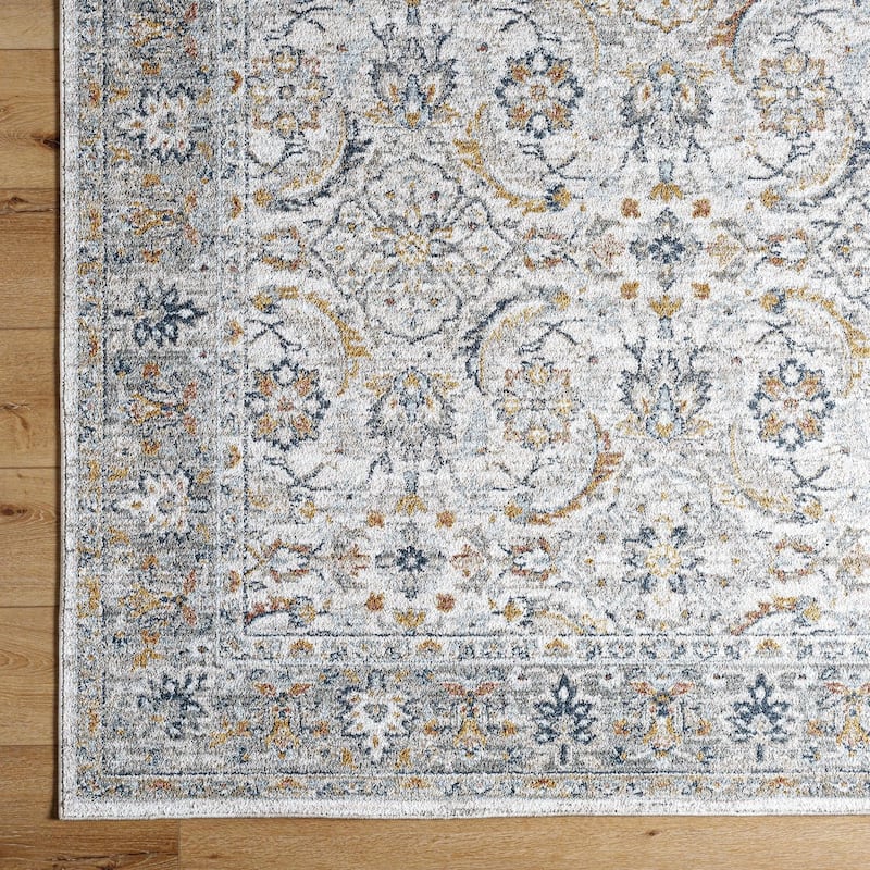 Livabliss Transitional Beckham Medallion Area Rug