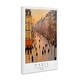 preview thumbnail 2 of 5, Stupell Vintage Orange Paris Streets Canvas Wall Art Design by Petal Prints Design