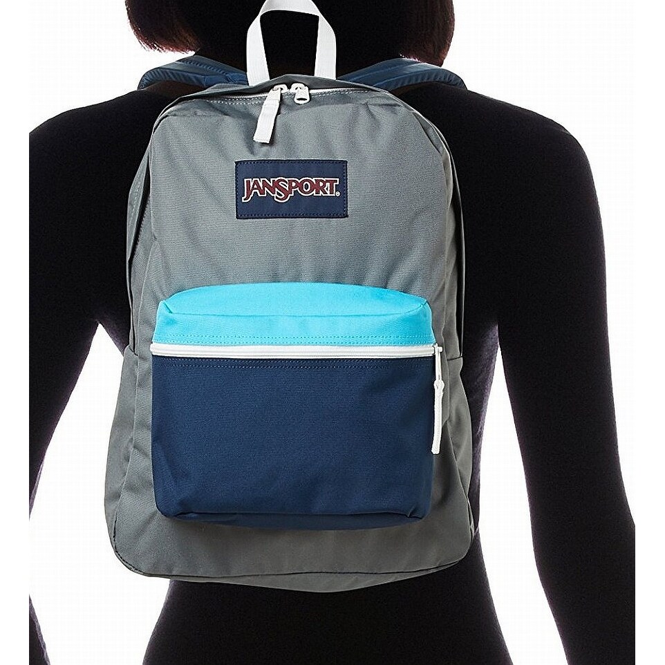 jansport color block backpack