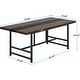 preview thumbnail 5 of 3, Dining Table for 6 People, 70 inches Wood Large Dining Room Table