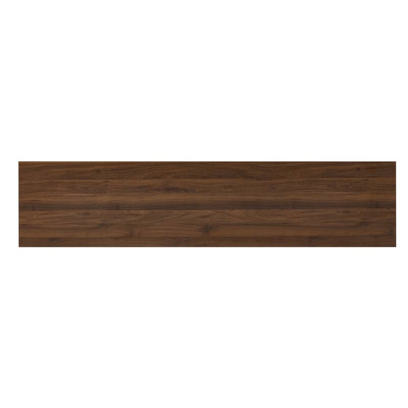 Wood TV Stand Storage Console for TVs up to 85", Media Console Table with 2 Drawers & 2 Cabinets for Living Room