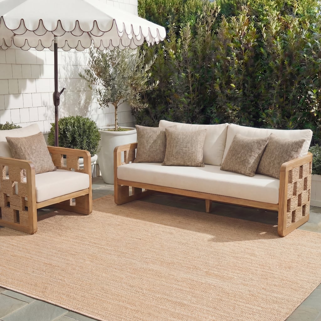 SAFAVIEH Courtyard Ilmur Indoor/ Outdoor Waterproof Patio Backyard Rug