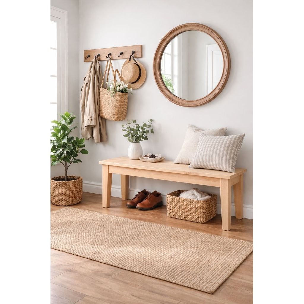 Shaker Style Solid Wood Dining Bench