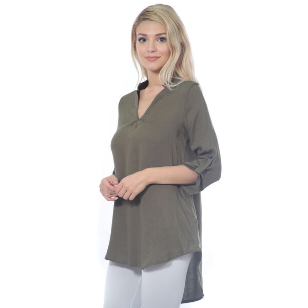 gauze tunic plus size