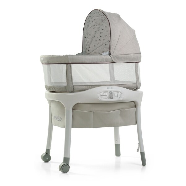 Graco Sense2Snooze Bassinet with Cry Detection Technology, Roma