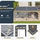 preview thumbnail 178 of 188, EROMMY Outdoor Louvered Pergola Gazebo with Adjustable Aluminum Rainproof Roof