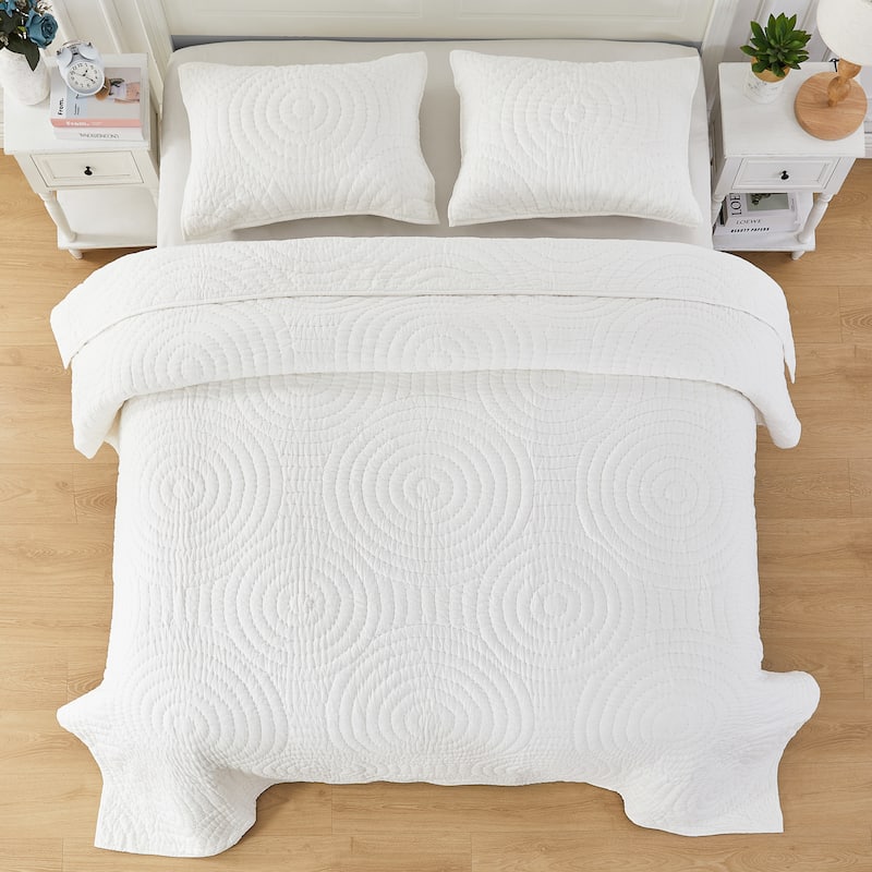 Hand Stitch Cotton Voile Quilt Set