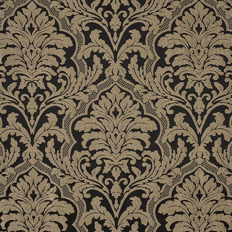 Brunello Black And Gold Comforter Set
