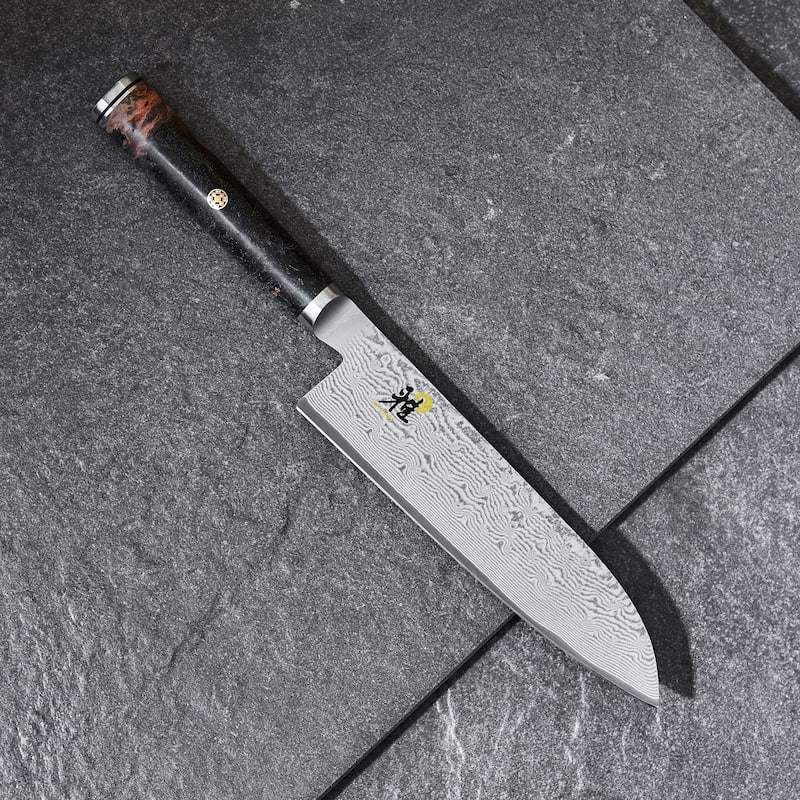 MIYABI Black 5000MCD67 Santoku Knife