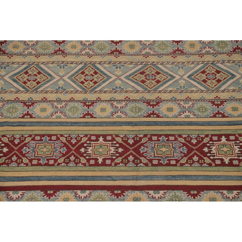 Kazak Oriental Large Area Rug Handmade Wool Carpet - 9'5" x 14'7"