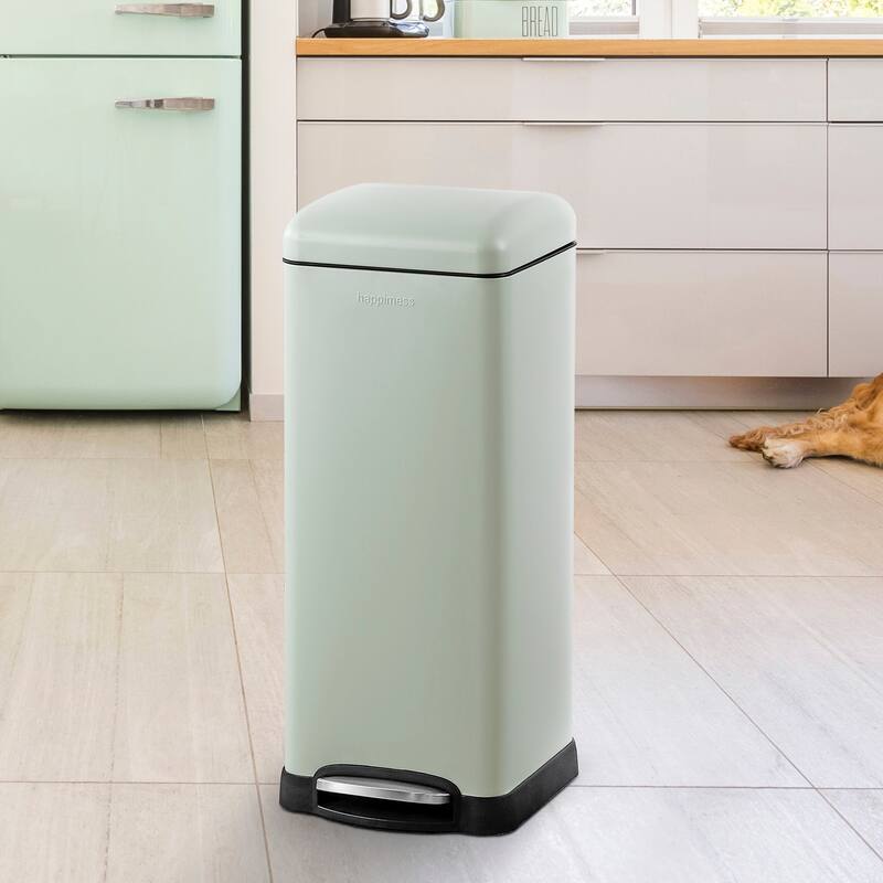 happimess Betty Retro 8-Gallon Step-Open Trash Can
