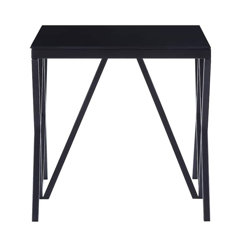 ACME Magenta End Table in Black