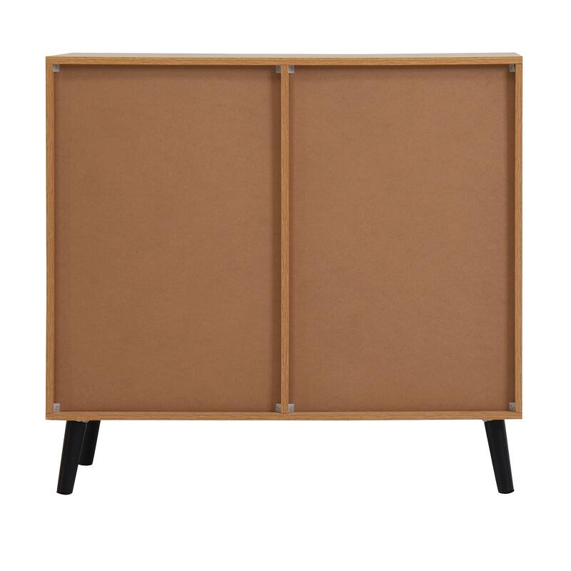 Modern Storage Cabinet with 3 Drawers and Adjustable Shelf for Living Room, Home Office, Entryway
