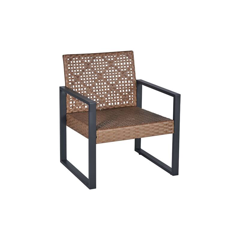 4-Piece Patio Furniture Set Outdoor Balcony Porch Brown