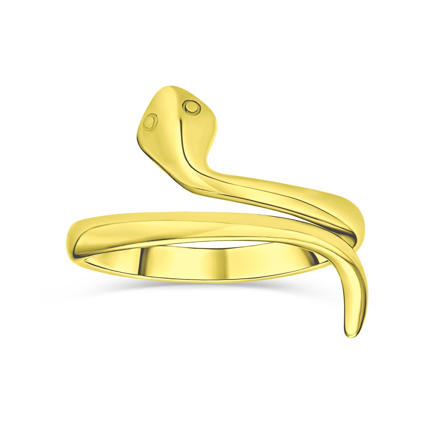 Midi Knuckle Wrap Snake Serpent Ring Gold Plated 925 Sterling Silver Overstock 18037700