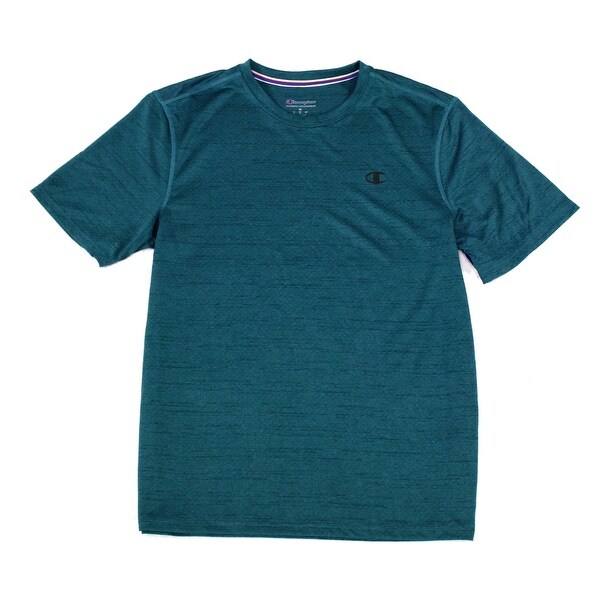 Champion Men Activewear Short Sleeve Jade Green Medium M Double Dry Mesh Tee 399. Opens flyout.