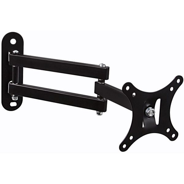 Mount-It! Computer Monitor Wall Mount, Fits Monitors up to 24 Inches, 40 lb Capacity Black