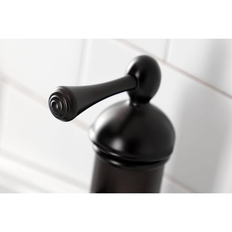 Kingston Brass Paris 1.2 GPM Single Hole Bathroom Faucet with Pop-Up