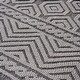 preview thumbnail 5 of 6, LOOM & LUXE Collection Grey/White/Geometric Indoor/Outdoor Area Rug